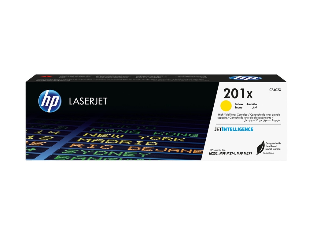 HP 201X - Hohe Ergiebigkeit - Gelb - original - LaserJet - Tonerpatrone (CF402X)