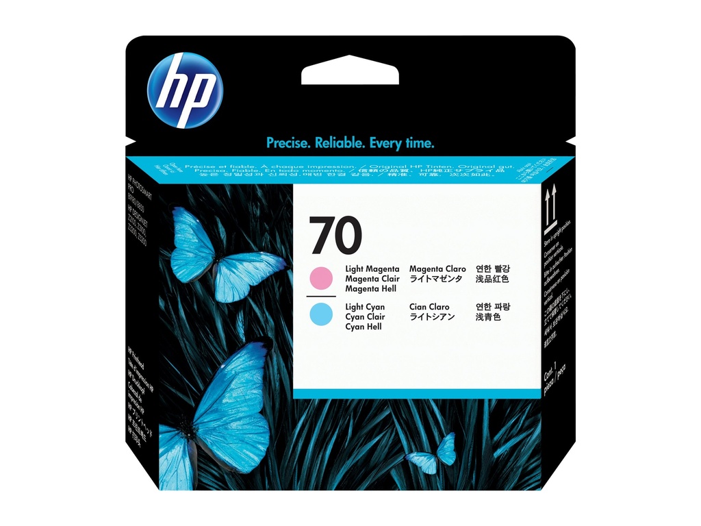 HP 70 - Hellmagentafarben, hell Cyan - Druckkopf