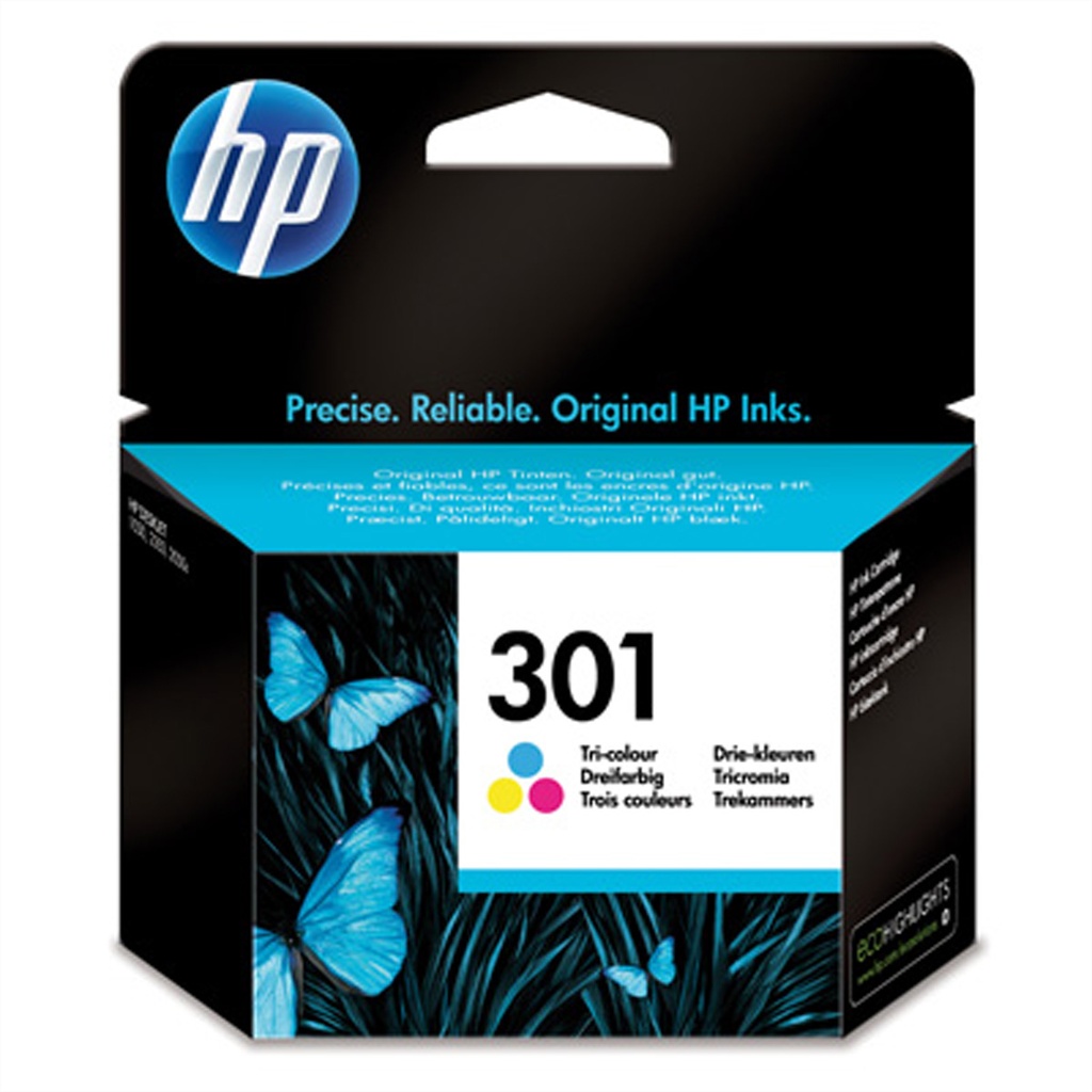 HP DeskJet 301 - Tintenpatrone Original - 3-/4-Farb-Patrone, Cyan, Magenta, Yellow - 3 ml