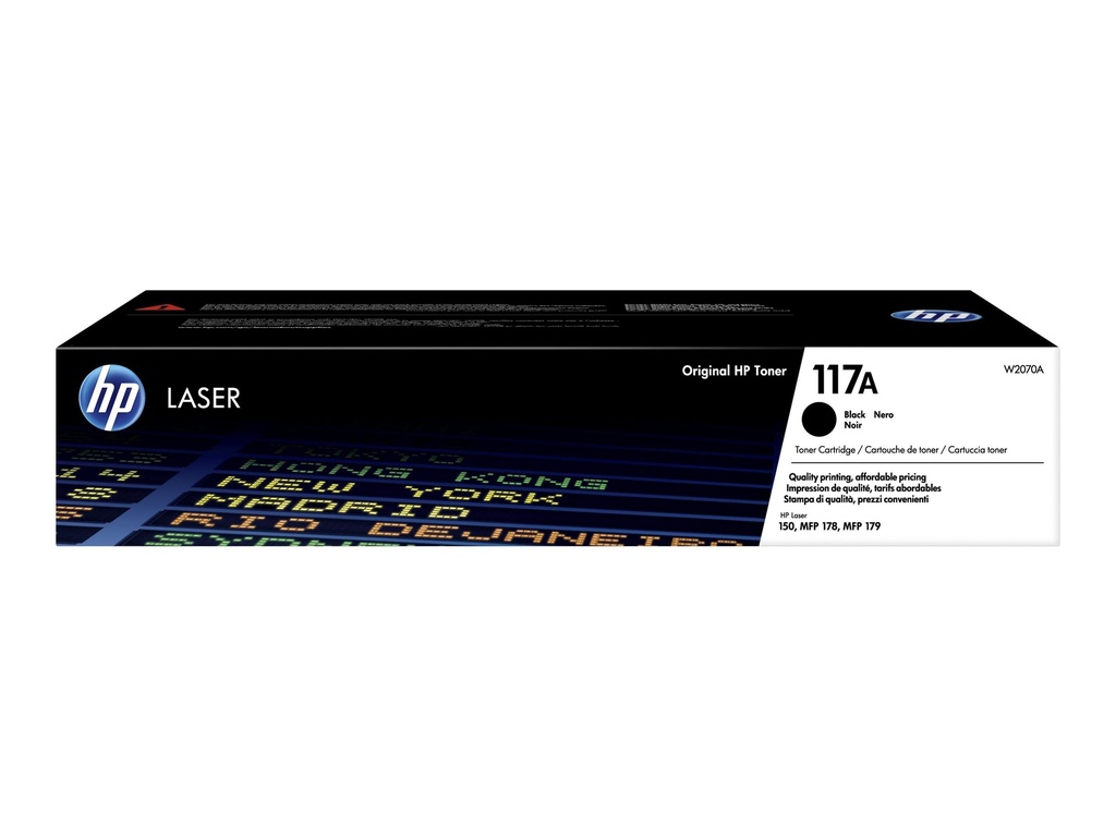 HP 117A - Schwarz - original - Tonerpatrone (W2070A)