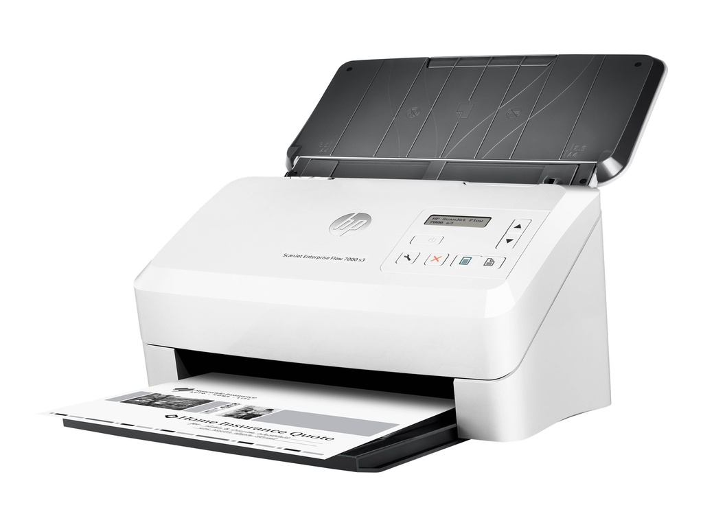HP ScanJet Enterprise Flow 7000 s3 Sheet-feed Scanner - Dokumentenscanner - Duplex - 216 x 3100 mm - 600 dpi x 600 dpi - bis zu 75 Seiten/Min. (einfarbig)