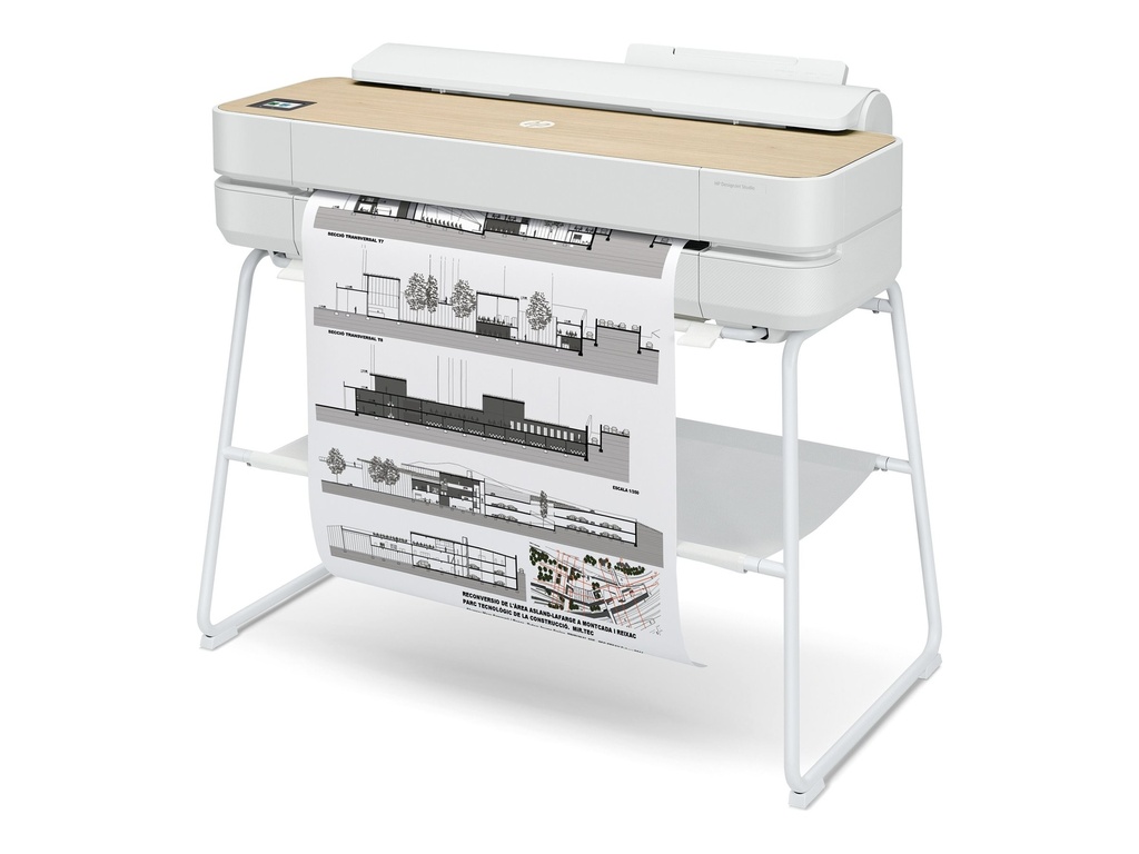 HP DesignJet Studio - 610 mm (24") Großformatdrucker - Farbe - Tintenstrahl - 279 x 610 mm, Rolle (61 cm x 45,7 m)