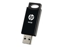 HP v212w - 64 GB - USB Typ-A - 2.0 - 14 MB/s - Dia - Schwarz