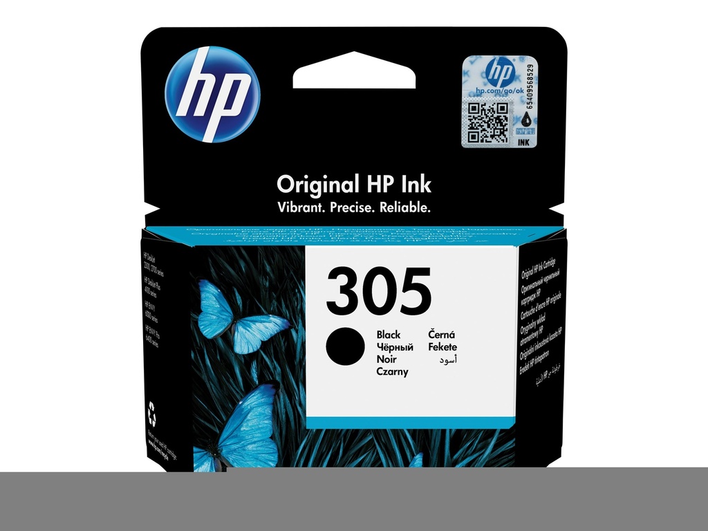HP 305 - 2 ml - Schwarz - original - Tintenpatrone