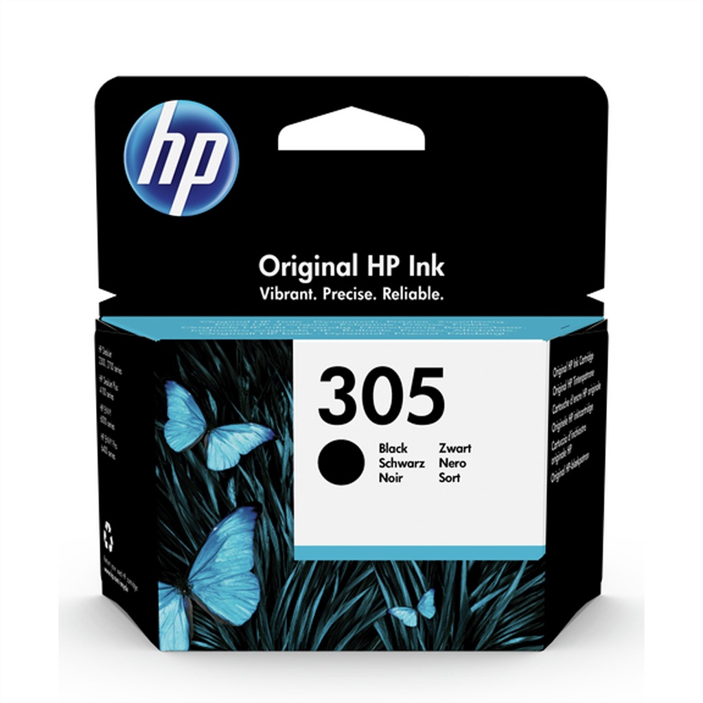 HP 305 Black Original Ink Cartridge - Original - Tintenpatrone