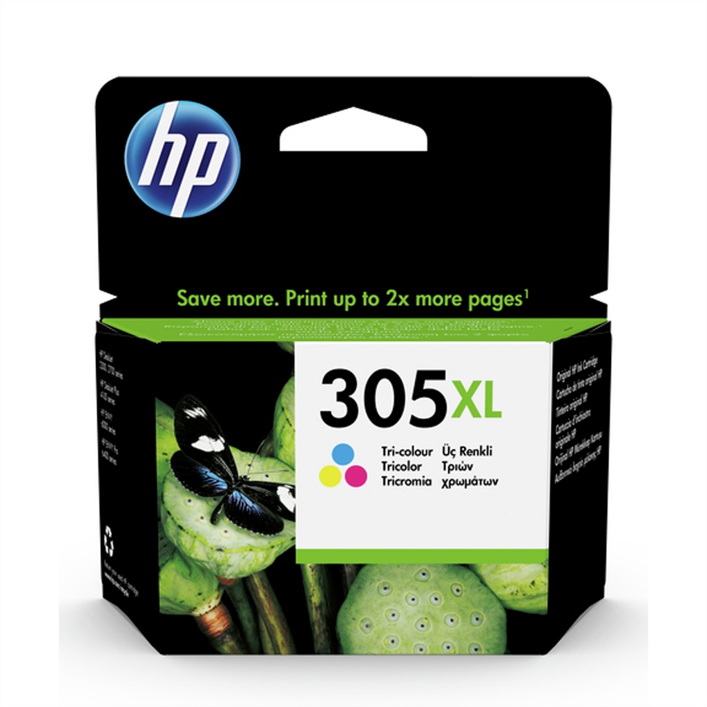 HP Tinte 3YM63AE 305XL XL c m y - Original - Tintenpatrone - Original - Tintenpatrone