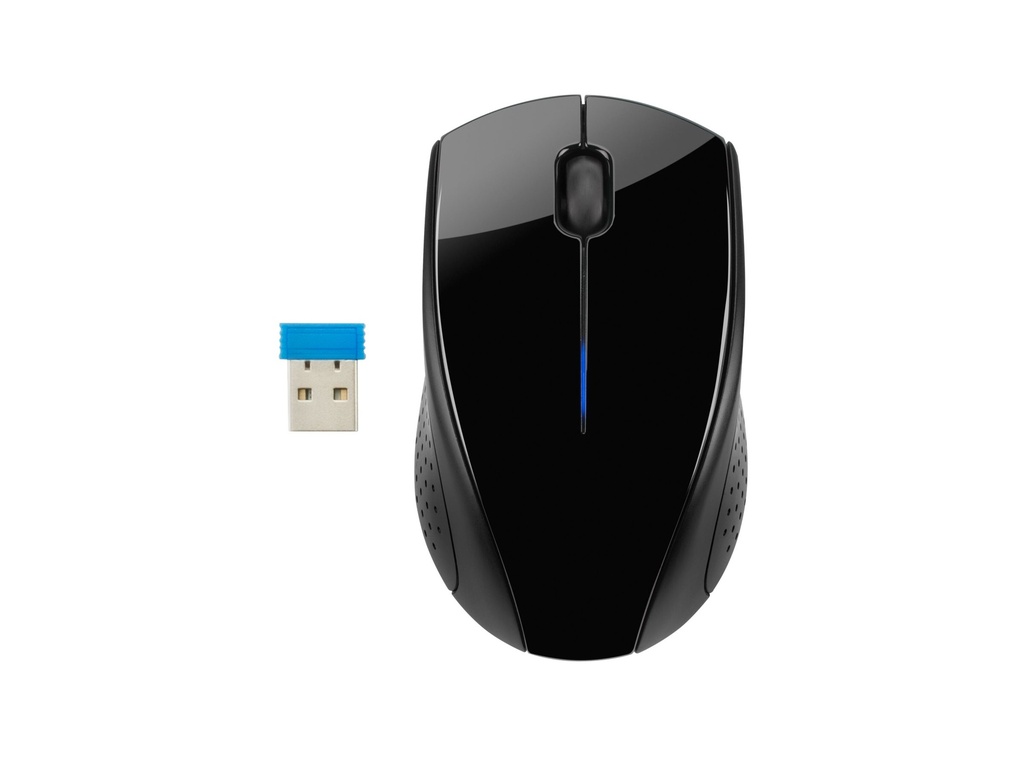 HP 220 - Maus - rechts- und linkshändig - optisch - kabellos - 2.4 GHz - kabelloser Empfänger (USB)