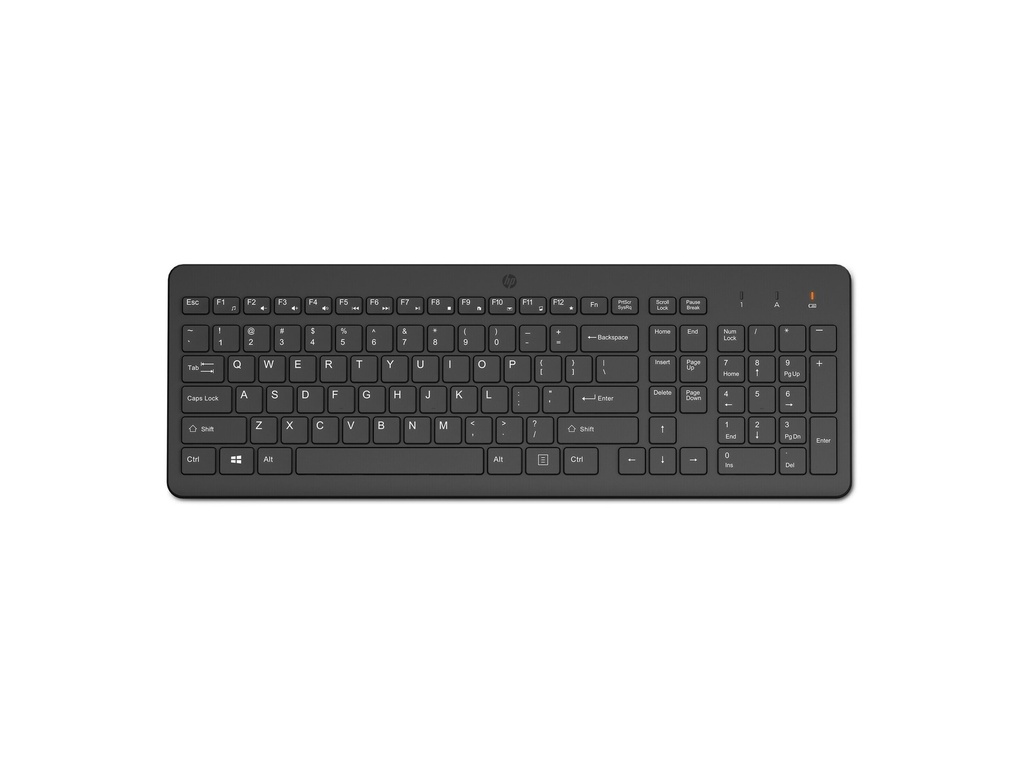 HP 220 - Tastatur - kabellos - 2.4 GHz - Deutsch