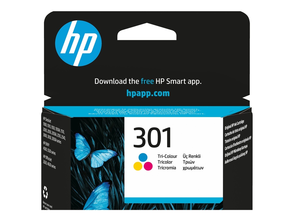 HP 301 - 3 ml - Farbe (Cyan, Magenta, Gelb) -