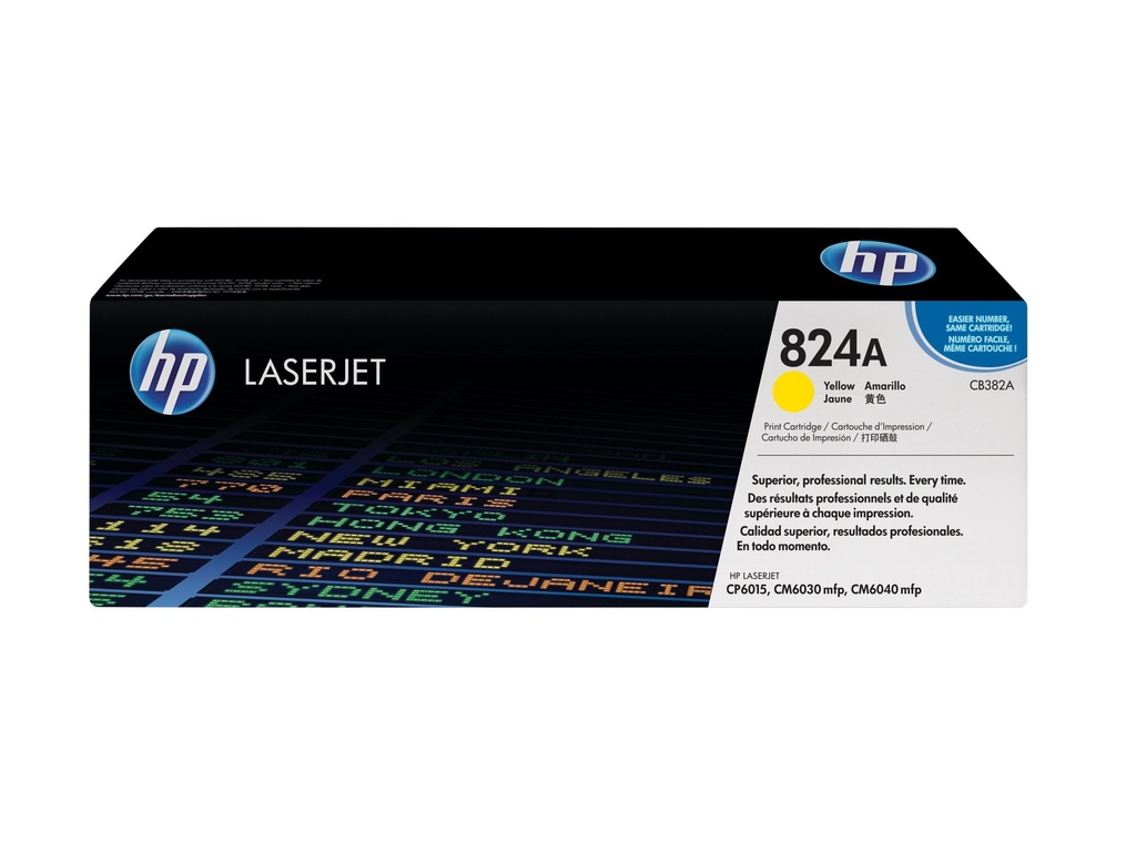 HP 824A - Gelb - original - LaserJet - Tonerpatrone (CB382A)