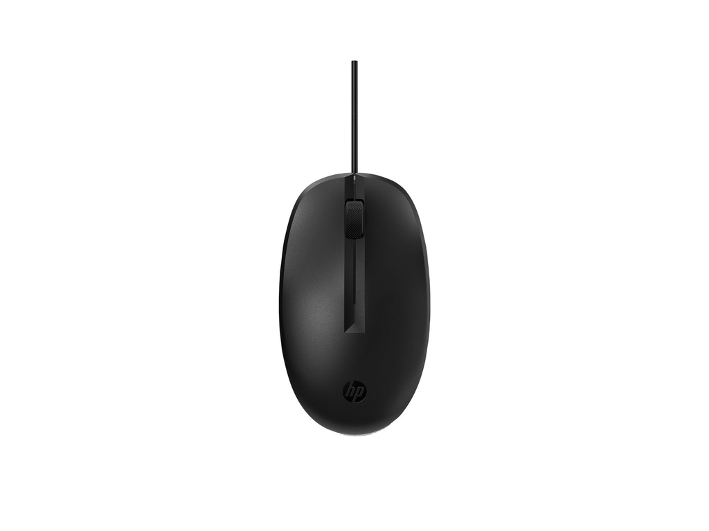 HP 125 - Maus - kabelgebunden - USB - Schwarz (Packung mit 120)