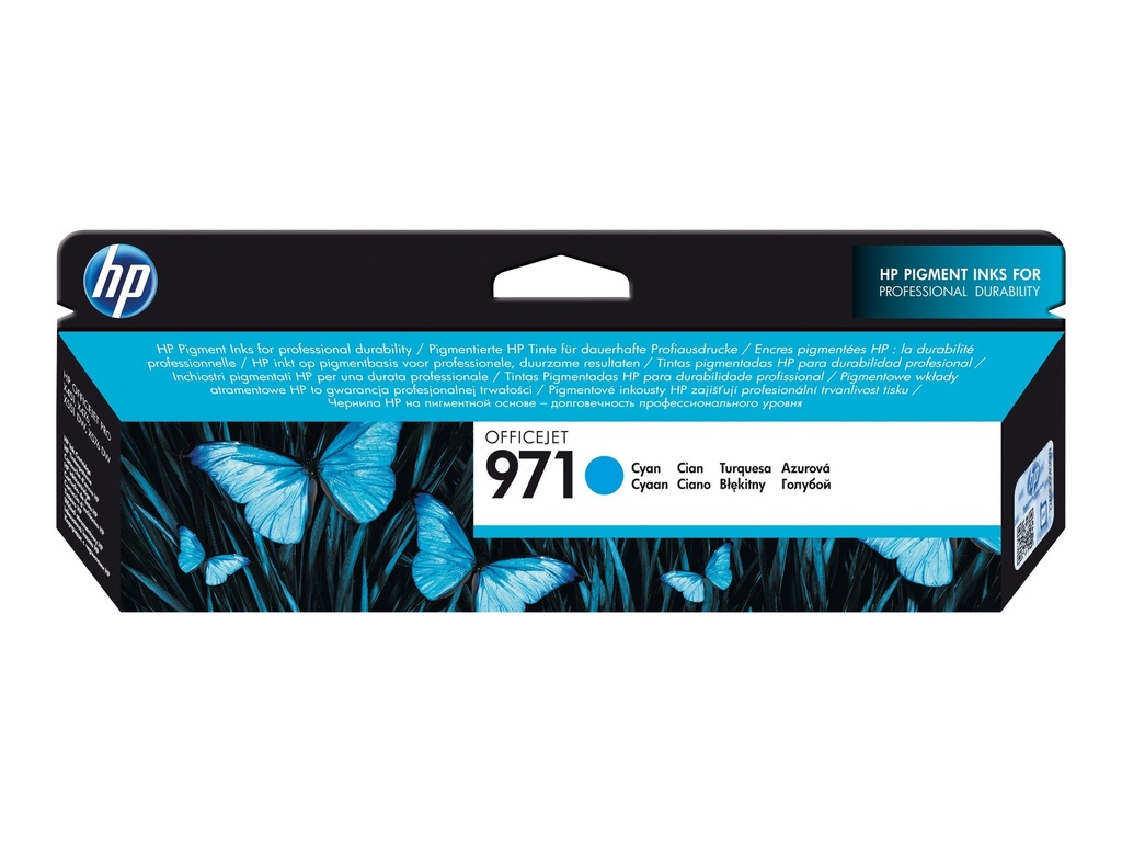 HP 971 - Cyan - original - Tintenpatrone - für