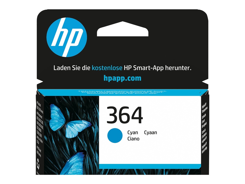 HP 364 - Cyan - original - Tintenpatrone - für
