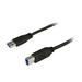 Synergy 21 Kabel USB, A(St)=> B(St), 5,0m, USB3.0, schwarz, , - S215303 - vergoldete Kontakte