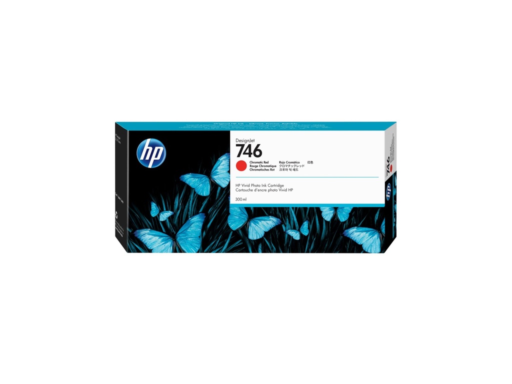 HP 746 - 300 ml - Chromatic Red - original - DesignJet