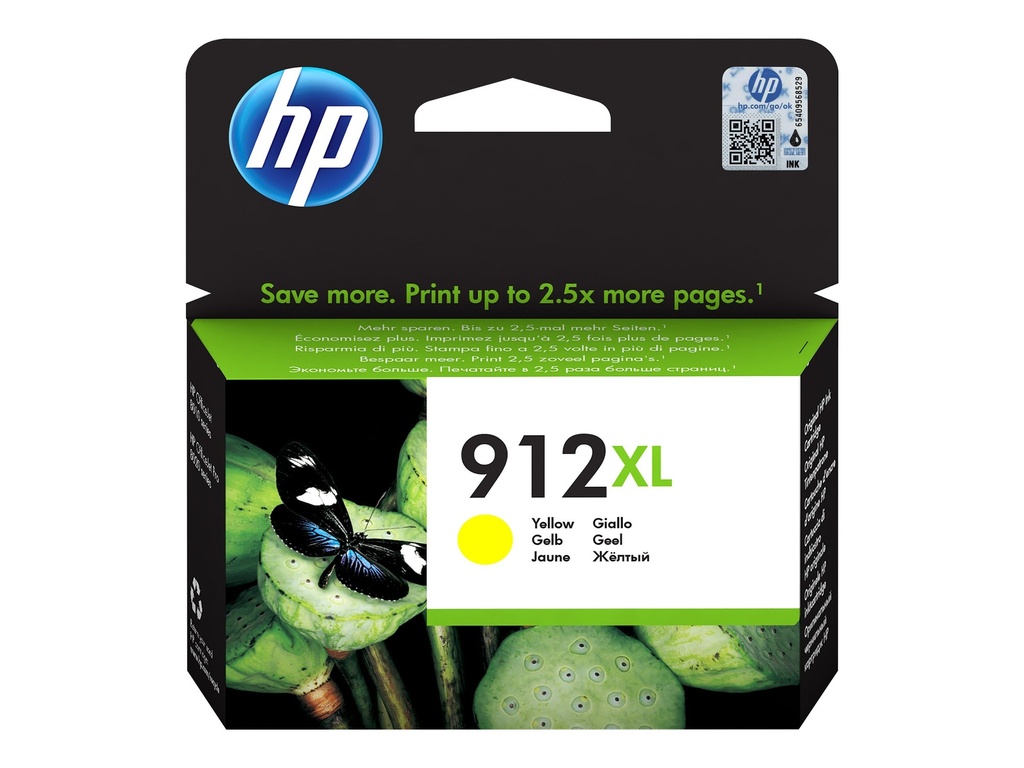HP 912XL - 8.5 ml - Hohe Ergiebigkeit - Gelb