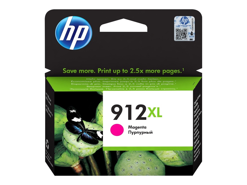 HP 912XL - 9 ml - Hohe Ergiebigkeit - Magenta