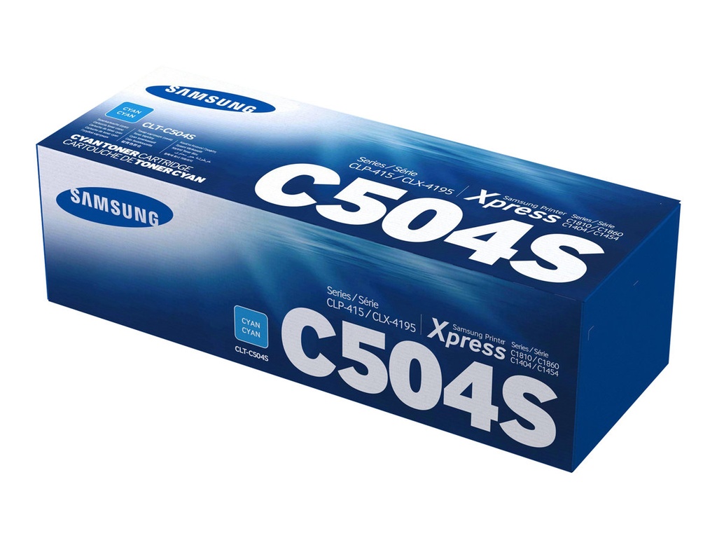 Samsung HP CLT-C504S - Cyan - original - Tonerpatrone (SU025A)
