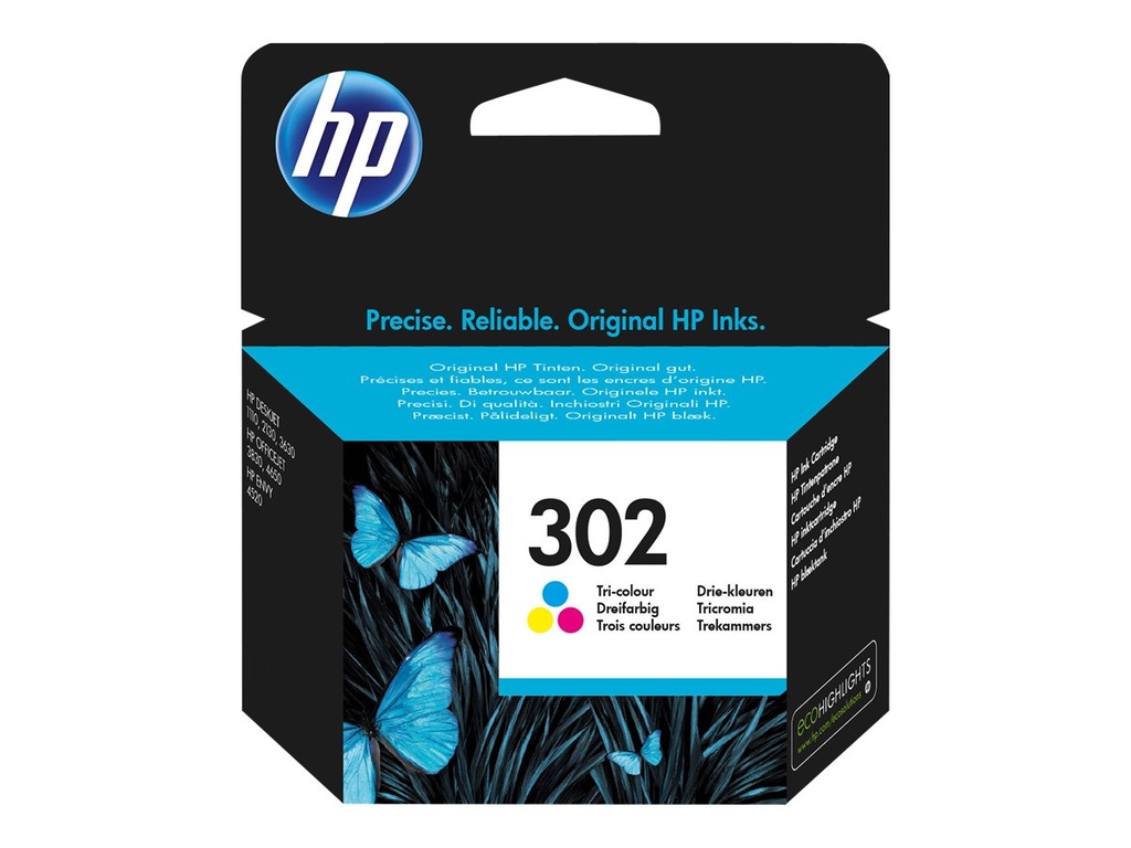 HP 302 - 4 ml - Farbe (Cyan, Magenta, Gelb) -