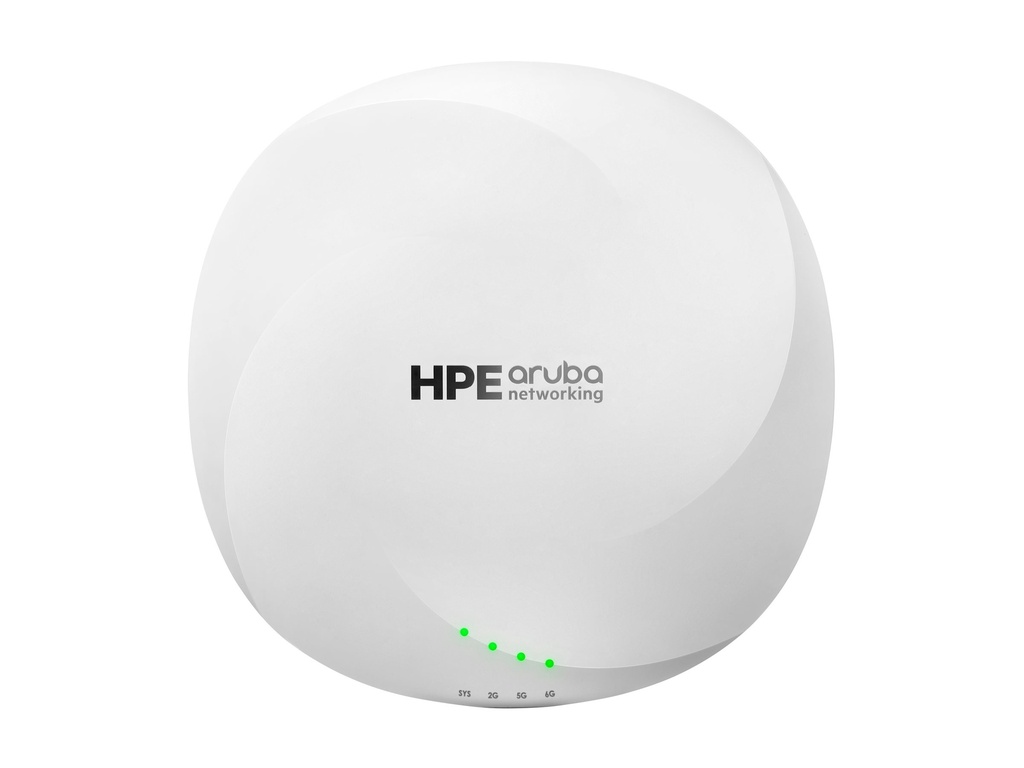 HPE Aruba Networking AP-635 (RW) - Campus - Accesspoint - Wi-Fi 6 - Wi-Fi 6E, Bluetooth, ZigBee - 2.4 GHz, 5 GHz, 6 GHz deckenmontierbar (Packung mit 5)