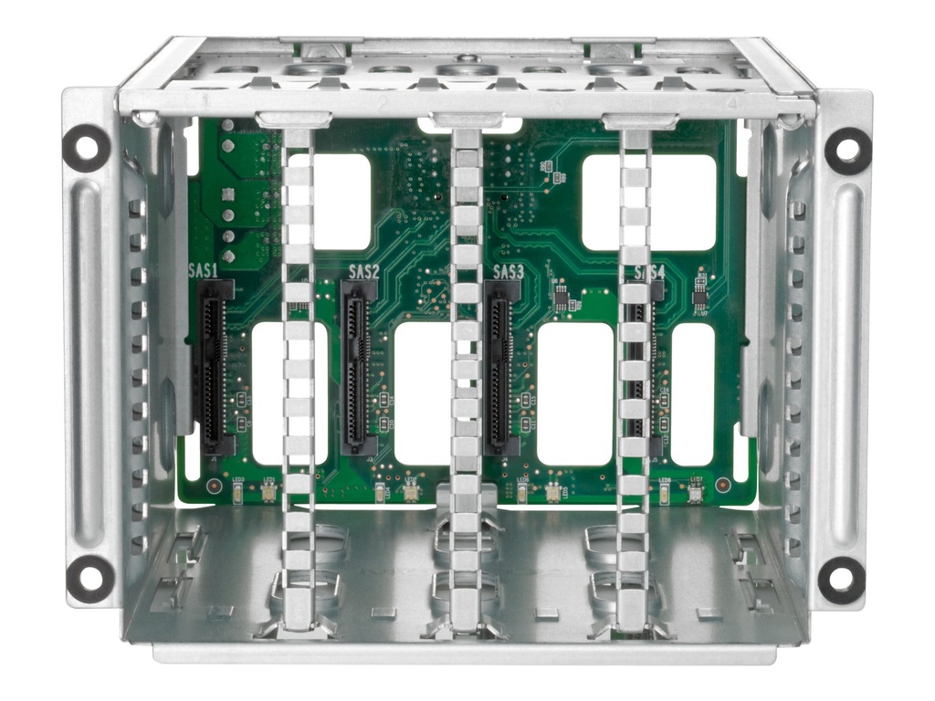 HPE Side-by-Side Drive Cage Kit - Gehäuse für Speicherlaufwerke - 2SFF x4 U.3 Basissockel - 2.5" (6.4 cm)
