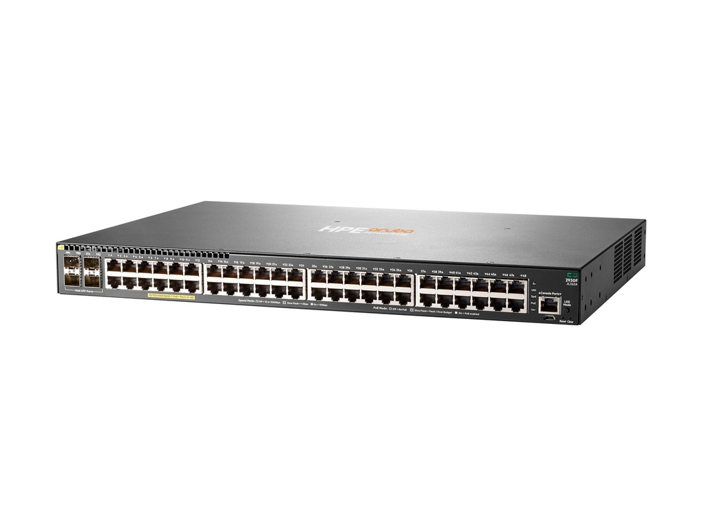 HPE 2930F 48G PoE+ 4SFP - Switch - L3