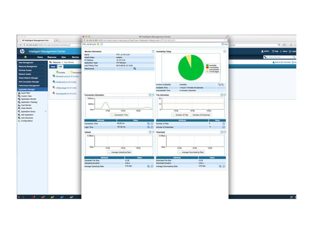 HPE Intelligent Management Center Application
