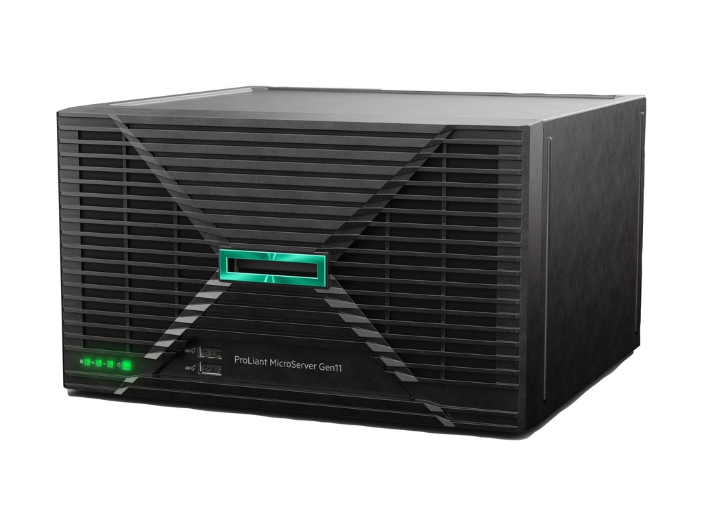 [P74439-425] HPE ProLiant MicroServer Gen11 - Server - Ultra-Micro-Tower - 1-Weg - 1 x Pentium Gold G7400 / 3.7 GHz - RAM 16 GB - SATA - nicht Hot-Swap-fähig 8.9 cm (3.5")