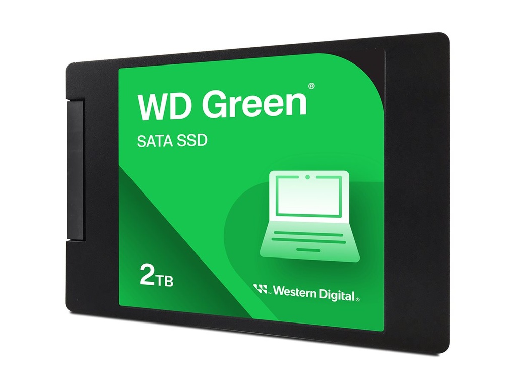 WD Green WDS200T2G0A-00CMW0 - SSD - 2 TB - intern - 2.5" (6.4 cm)