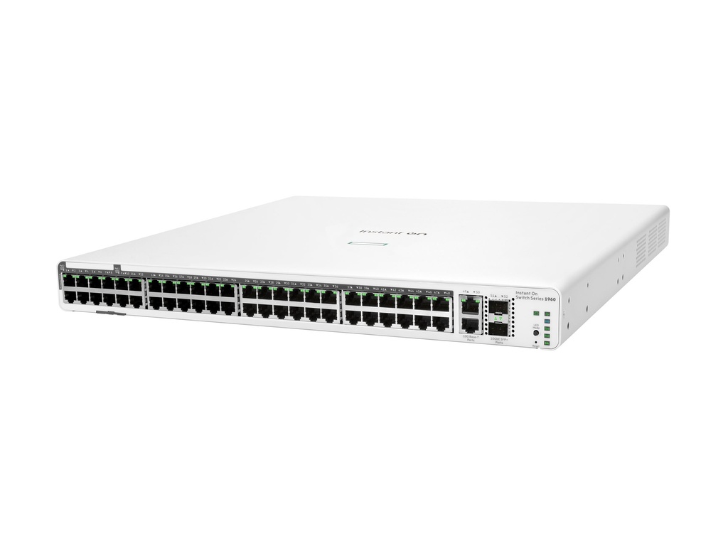 [JL809A] HPE PoE+ Switch Instant On 1960 48G 2Xgt 600W - Switch - Kupferdraht