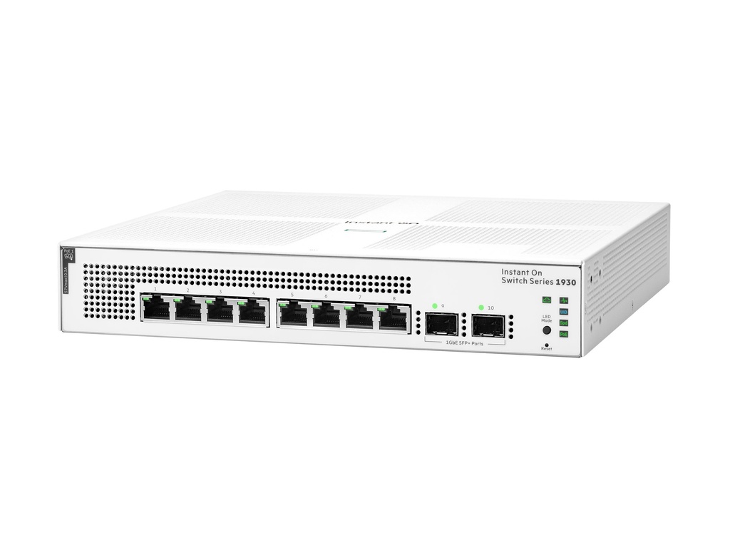 HPE Instant On 1930 8G Class4 PoE 2SFP 124W Switch - s - Switch - Glasfaser (LWL)