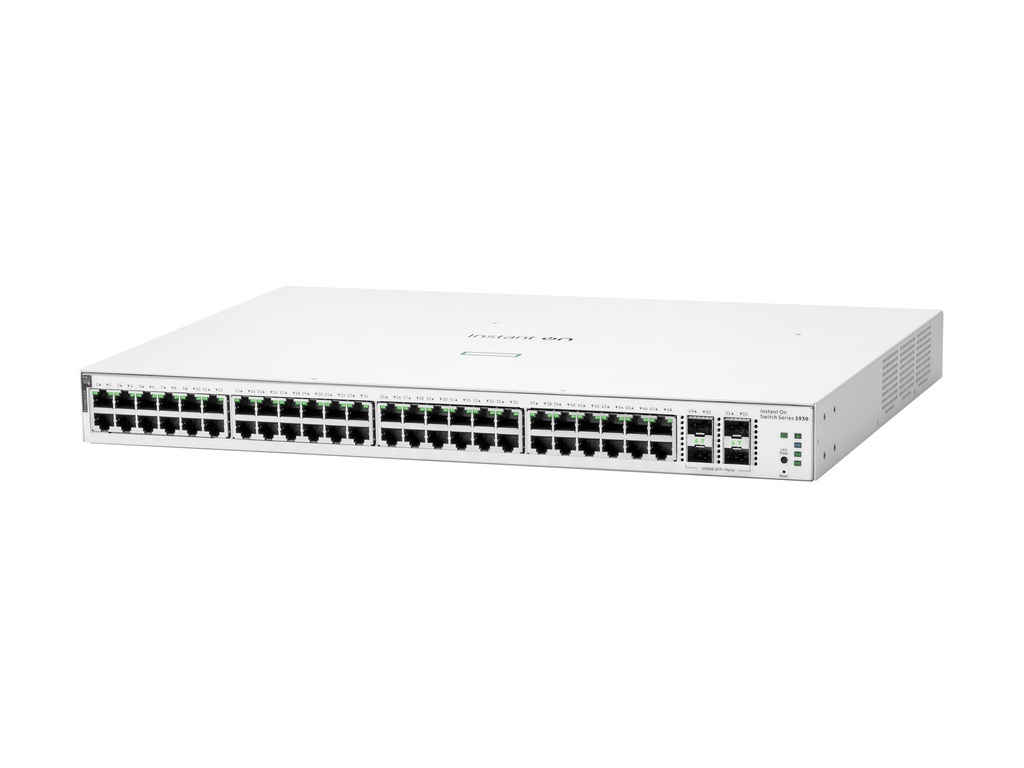 HPE Networking Instant On 1930 48G Class4 PoE 4SFP/SFP+ 370W Switch - Switch - L3 - managed - 48 x 10/100/1000 (PoE)