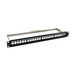 [S216320] Synergy 21 Keystone Modulträger 19""Patchpanel für 24xTP-Modul 1HE*schwarz*