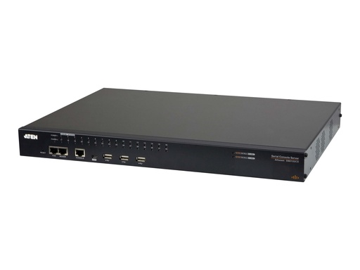[SN0132CO] ATEN 32-Port Serieller Konsolen Server mit Dual-Strom/LAN - RJ-45/Mini-USB - 327,7 x 438,4 x 44 mm - 5,65 kg - AC - 100 - 240 V - 50 / 60 Hz