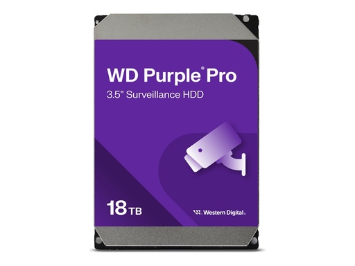 [WD181PURP] WD Purple Pro WD181PURP - Festplatte - 18 TB - intern - 3.5" (8.9 cm)