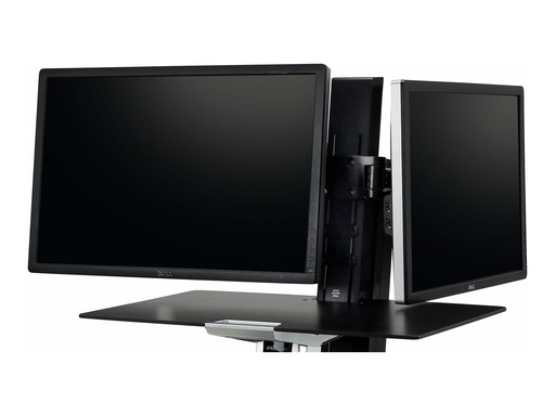 [98-101-009] Ergotron Montagekomponente (Doppelgelenkbügel) - für 2 LCD-Displays - Schwarz - Bildschirmgröße: bis zu 63,5 cm (bis zu 25 Zoll)