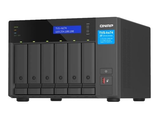[TVS-H674-I5-32G] QNAP TVS-H674 - NAS-Server - 6 Schächte - SATA