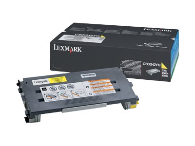 [C500H2YG] Lexmark Hohe Ergiebigkeit - Gelb - original
