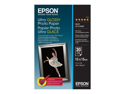 [C13S041926] Epson Ultra Glossy Photo Paper - Glänzend - 100