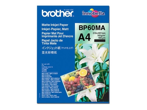 [BP60MA] Brother BP60MA Matte Inkjet Paper - Matt - A4 (210 x 297 mm)
