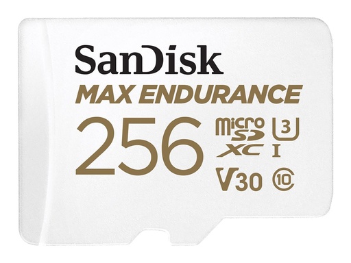 [SDSQQVR-256G-GN6IA] SanDisk Max Endurance - Flash-Speicherkarte (microSDXC-an-SD-Adapter inbegriffen)