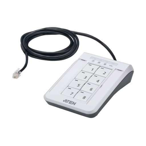 [2XRT-0021G] ATEN 2XRT-0021G - Tastatur - RJ-11 - Kunststoff - Schwarz - Grau - Weiß - 50 °C - 1,8 m