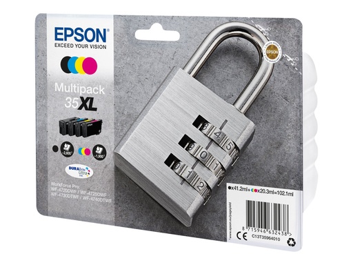 [C13T35964010] Epson 35XL Multipack - 4er-Pack - XL - Schwarz
