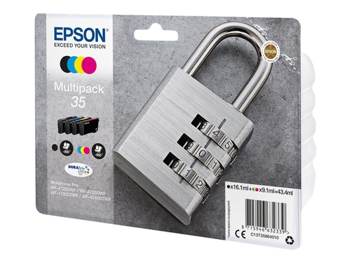 [C13T35864010] Epson 35 Multipack - 4er-Pack - Schwarz, Gelb
