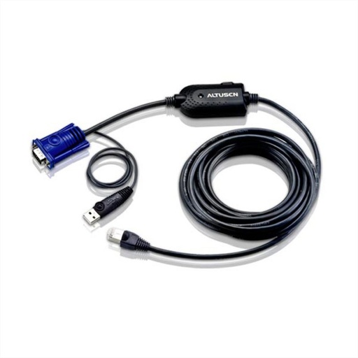 [KA7970] ATEN KA7970 USB KVM Adapter Cable (CPU Module) - Tastatur- / Video- / Maus- (KVM-) Kabel - RJ-45 (M) bis USB, HD-15 (VGA) (M)
