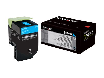 [80C0H20] Lexmark 800H2 - Hohe Ergiebigkeit - Cyan - original