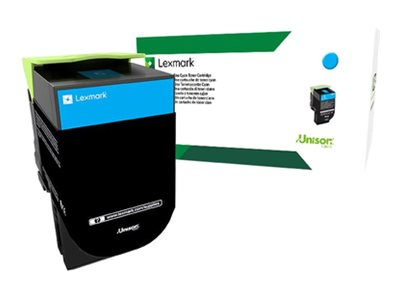 [80C2SC0] Lexmark 802SC - Cyan - original - Tonerpatrone