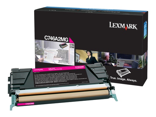 [C746A1MG] Lexmark Magenta - original - Tonerpatrone LCCP