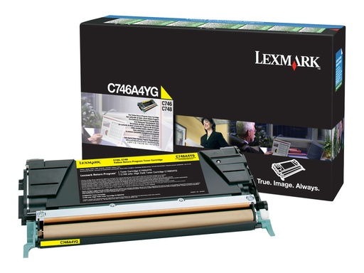 [C746A1YG] Lexmark Gelb - original - Tonerpatrone LCCP
