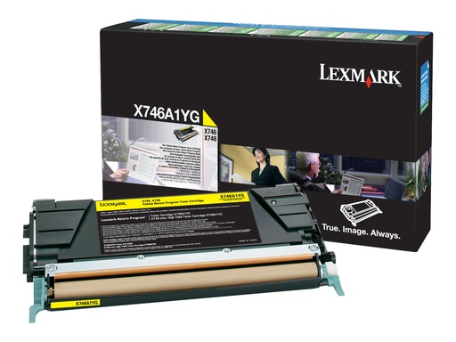 [X746A1YG] Lexmark Gelb - original - Tonerpatrone LCCP